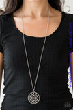 Mandala Melody - Silver Necklace ~ Paparazzi
