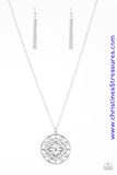 Mandala Melody - Silver Necklace ~ Paparazzi