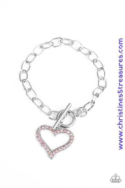 March To A Different Heartbeat - Pink Bracelet ~ Paparazzi