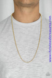 Mardi Gras Madness - Gold Necklace ~ Paparazzi