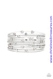 Meant To Beam - Silver Bracelet ~ Paparazzi Bracelets