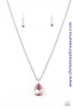 Million Dollar Drop - Pink Necklace ~ Paparazzi