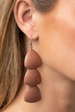 Modishly Metallic - Copper Earrings ❤️ Paparazzi