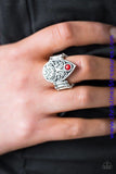 Mumbal Mambo - Red Ring ~ Paparazzi Rings