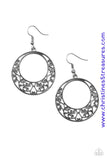 Newport Nautical - Black Earrings ~ Paparazzi