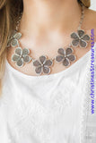 No Common Daisy - Silver Necklace ~ Paparazzi