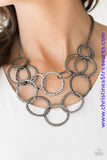 Radiant Ringmaster - Black Necklace ~ Paparazzi