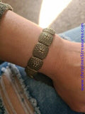 Radiantly Riviera - Brass Bracelet ~ Paparazzi