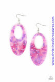 Rainbow Springs - Multi Earring ~ Paparazzi Acrylic