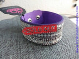 Rebel Radiance - Purple Snap Wrap Bracelet ~ Paparazzi