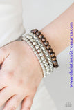 Retro Rocker - Silver Bracelet ~ Paparazzi
