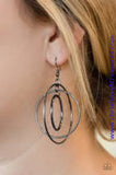 Rippling Radiance - Black Earrings ~ Paparazzi