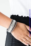 Rock Star Rocker - Silver Bracelet ~ Paparazzi Bracelets