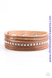 Rogue Rebel - Brown Urban Snap Wrap ~ Paparazzi