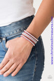 Rollin In Rhinestones - Pink Bracelet ~ Paparazzi Bracelets