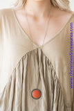 Run Out Of Rodeo - Orange Necklace ~ Paparazzi