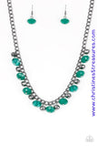 Runway Rebel - Green Necklace ~ Paparazzi