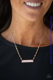 Send Me An Angel - Rose Gold Necklace ~ Paparazzi