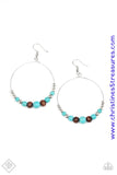 Serenely Southwestern - Blue Earrings ~ Paparazzi