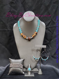 Serenely Southwestern - Blue Earrings ~ Paparazzi