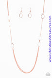 Shine Time - Copper Necklace ~ Paparazzi