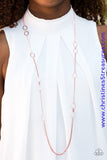 Shine Time - Copper Necklace ~ Paparazzi
