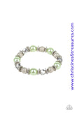 Sparking Conversation - Green Bracelet ~ Paparazzi