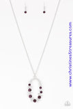 Spotlight Social - Purple Necklace ~ Paparazzi