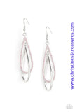 Spotlight Splendor - Pink Earrings ~ Paparazzi