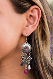 Springtime Essence - Pink Earrings ~ Paparazzi