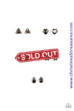Starlet Shimmer 5Pk Iridescence Oil Spill Earrings ~ Paparazzi