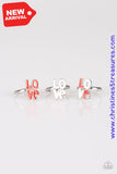 Starlet Shimmer Love Ring 4Pk Paparazzi Rings