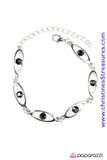 Starry Eyed - Black Bracelet ~ Paparazzi