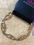 Starry Eyed - Gold Bracelet ~ Paparazzi