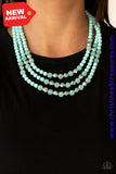 Staycation All I Ever Wanted - Blue Necklace ~ Paparazzi