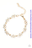 Still Glowing Strong - Gold Bracelet ~ Paparazzi