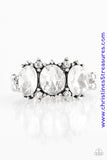 Straighten Your Crown - White Ring ~ Paparazzi