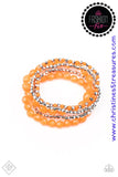 Sugary Sweet - Orange Bracelets ~ Paparazzi Fashion Fix
