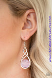 Swept Away - Pink Earrings ~ Paparazzi