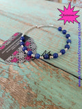 Tea Party Twinkle - Blue Bracelet ~ Paparazzi Fashion Fix