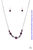 The Big-Leaguer - Purple Necklace ~ Paparazzi