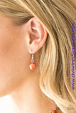 The Upstater - Orange Necklace ~ Paparazzi