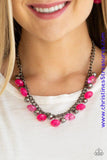 Time To Runway - Pink Necklace Paparazzi
