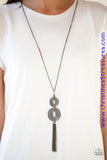 Timelessly Tasseled - Black Necklace ~ Paparazzi