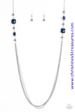 Times Square Treasure - Blue Necklace Paparazzi