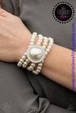 Top Tier Twinkle - White Bracelet ~ Paparazzi Fashion Fix