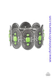 Turn Up The Tropical Heat - Green Bracelet ~ Paparazzi