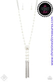 Vintage Diva - White Necklace ~ Paparazzi