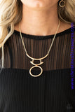 Walk Like An Egyptian - Gold Necklace ~ Paparazzi