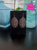 Way Out Of Line - Copper Earrings ~ Paparazzi